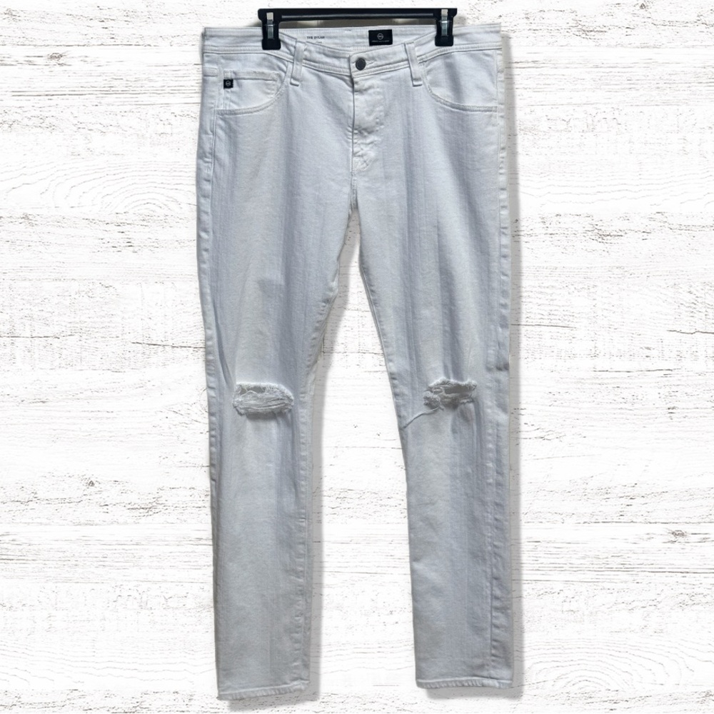 AG Adriano Goldschmied The Dylan Slim Skinny Stretch Distressed Men’s Jeans